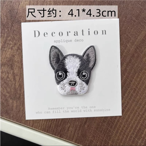 Handmade 1 Boston Terrier Brooch, Cute & Unique - Picture 1 of 2